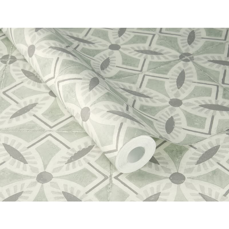 Tapete Grau, Silber Rasch Vinyltapete (410242)