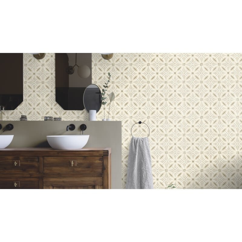Tapete Beige, Creme Rasch Vinyltapete (410266)