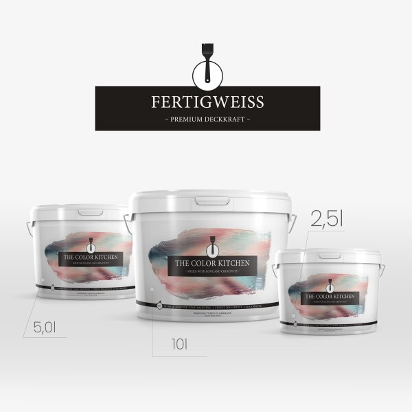 Wandfarbe Weiß | 2.5 Liter, 5 Liter & 10 Liter