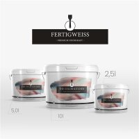 Wandfarbe Wei&szlig; | 2.5 Liter, 5 Liter &amp; 10 Liter