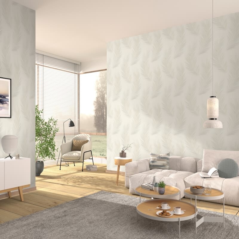 1051602 Tapete Beige Creme Struktur Boho Animal Print Vliestapete Erismann