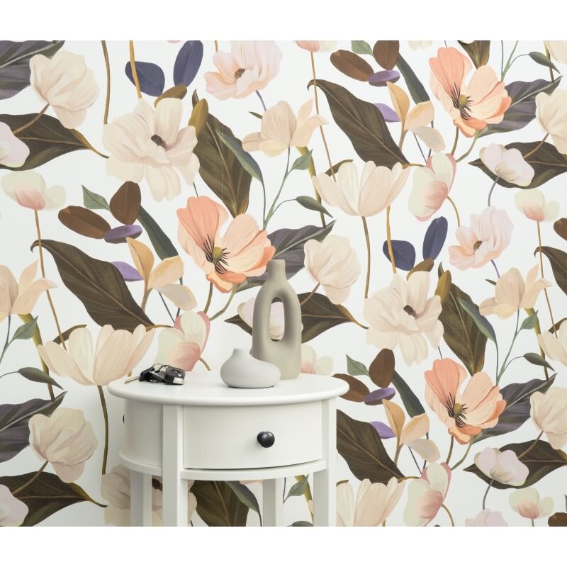 Tapete Rosa, Rose Erismann Tapete (1050805)