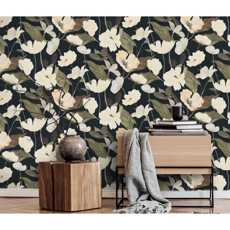 Tapete Schwarz, Anthrazit Erismann Tapete (1050815)