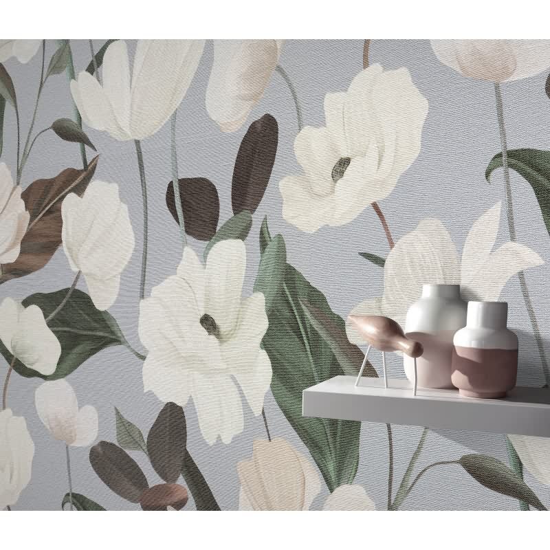 Tapete Grau, Silber Erismann Tapete (1050831)