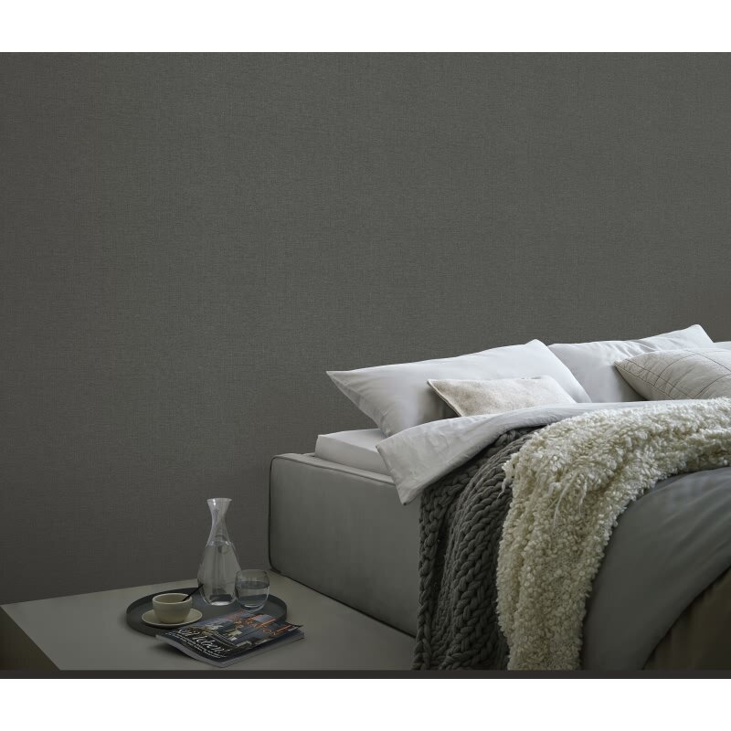 Tapete Schwarz, Anthrazit Erismann Tapete (1051047)