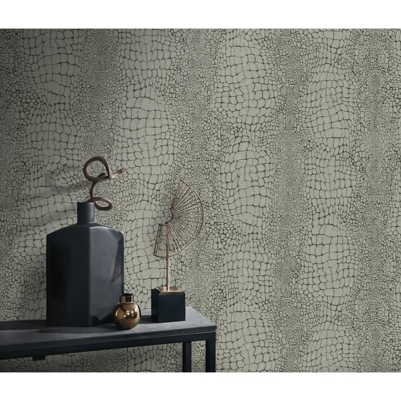 Tapete Grau, Silber Erismann Tapete (1052911)