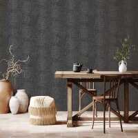 Tapete Schwarz, Anthrazit Erismann Tapete (1052915)