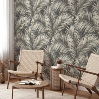 Tapete Schwarz, Anthrazit Erismann Tapete (1053115)