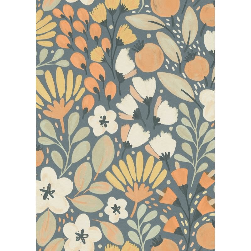 Tapete Blau Erismann Tapete (1051808)