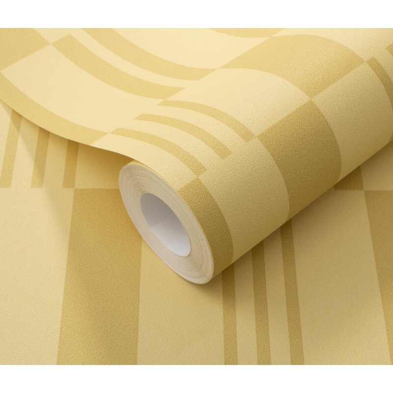 1052003 Tapete Gelb Kachel Fliese Retro Grafik Geometrie Vlies Erismann