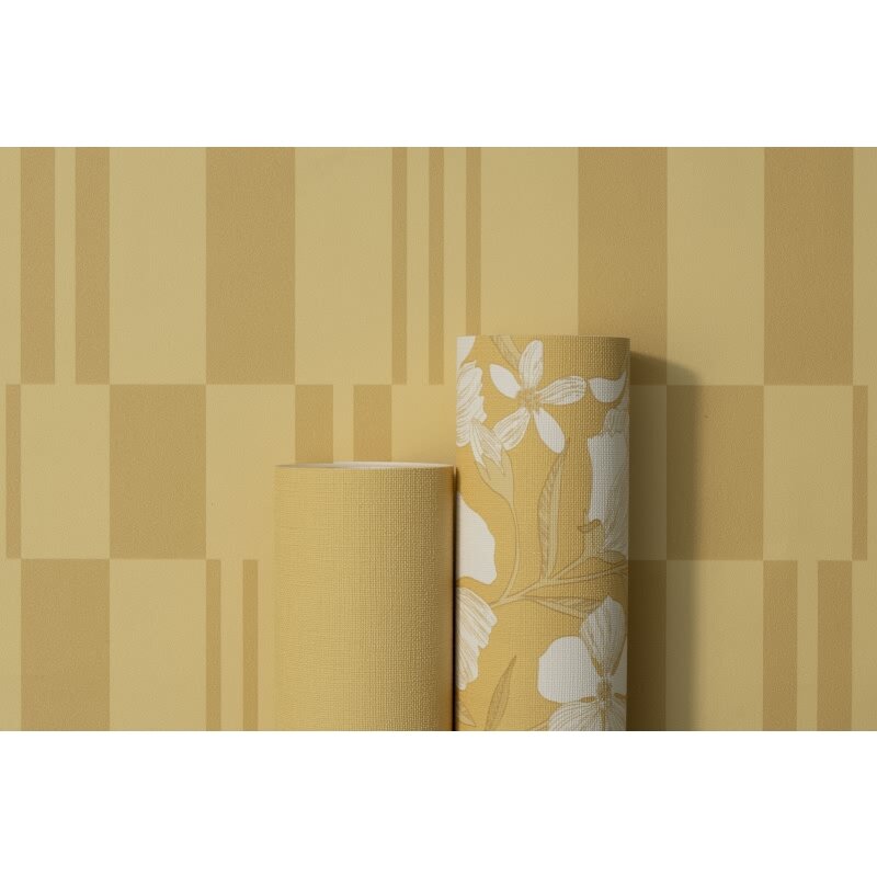 1052003 Tapete Gelb Kachel Fliese Retro Grafik Geometrie Vlies Erismann