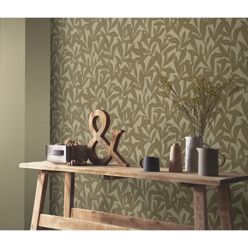 1052124 Tapete Grün Floral Blätter Zweige Vliestapete Erismann