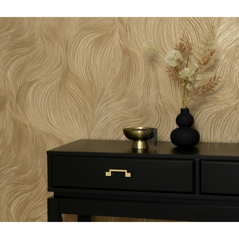 Tapete Gold, Kupfer Erismann Tapete (1052230)