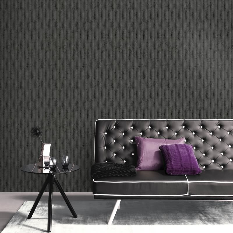 Tapete Schwarz, Anthrazit Erismann Tapete (1052315)