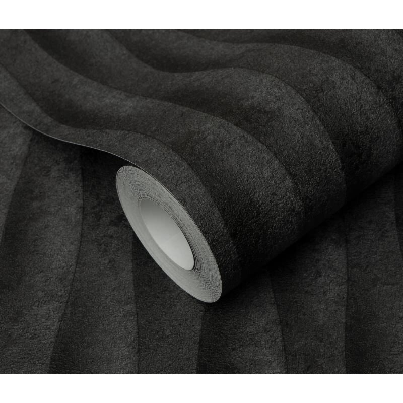 Tapete Schwarz, Anthrazit Erismann Tapete (1052315)