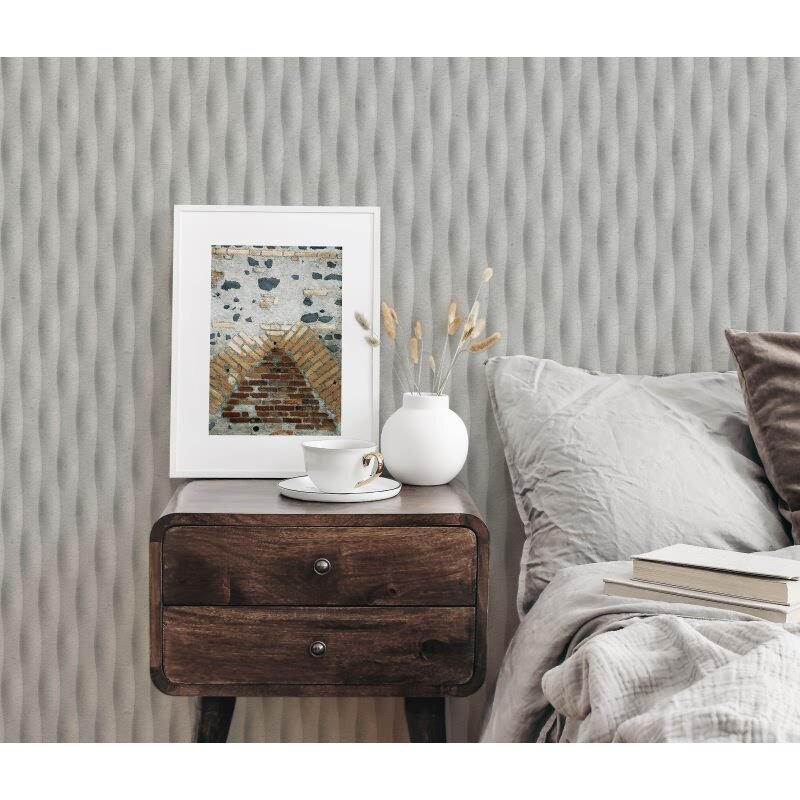 Tapete Grau, Silber Erismann Tapete (1052331)