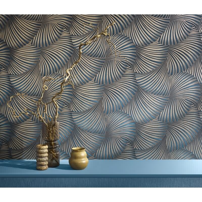 Tapete Blau Erismann Tapete (1052508)