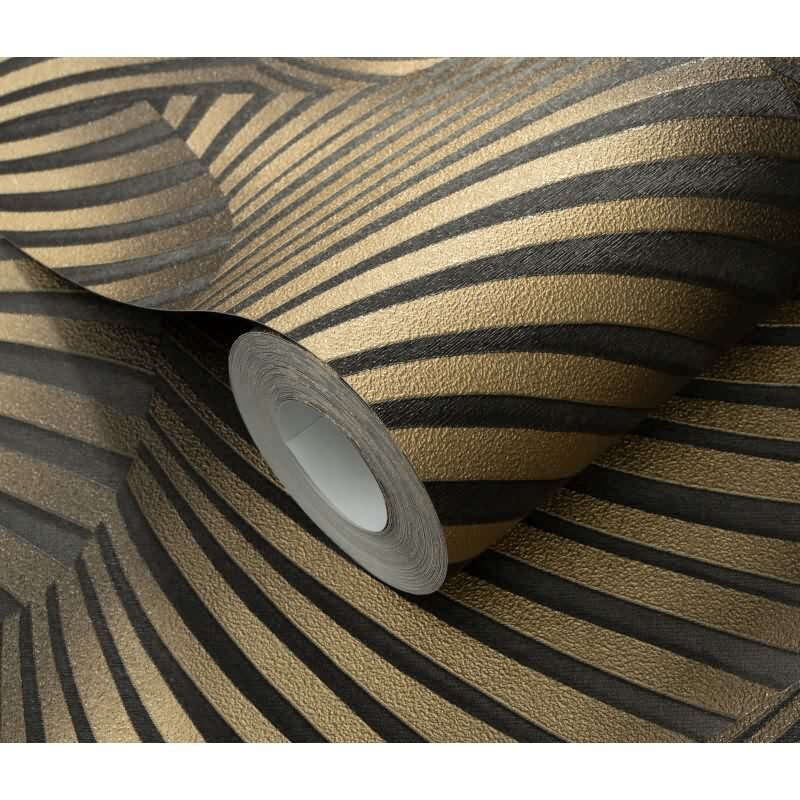 Tapete Schwarz, Anthrazit Erismann Tapete (1052515)