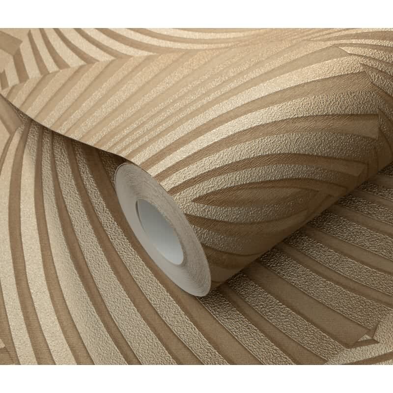 Tapete Gold, Kupfer Erismann Tapete (1052530)