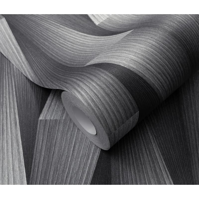 Tapete Schwarz, Anthrazit Erismann Tapete (1052629)