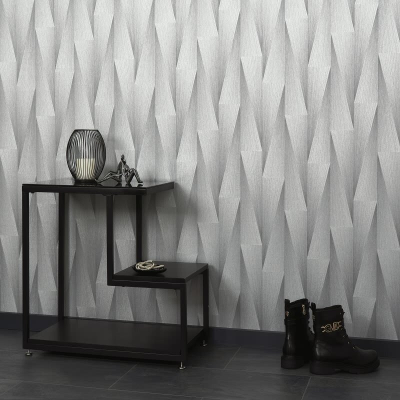 Tapete Grau, Silber Erismann Tapete (1052631)