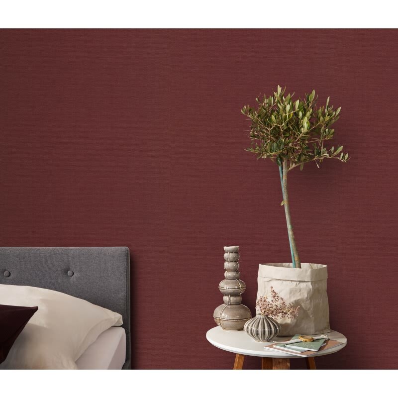 Tapete Rot, Bordeaux Erismann Tapete (1054106)