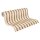 Holzlatten-Tapete Beige Braun - Vertikale Streifen 3D-Optik - Vliestapete modern (786651)