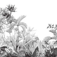 Digitaldruck-Tapete Schwarz-Wei&szlig; Rasch (688153)