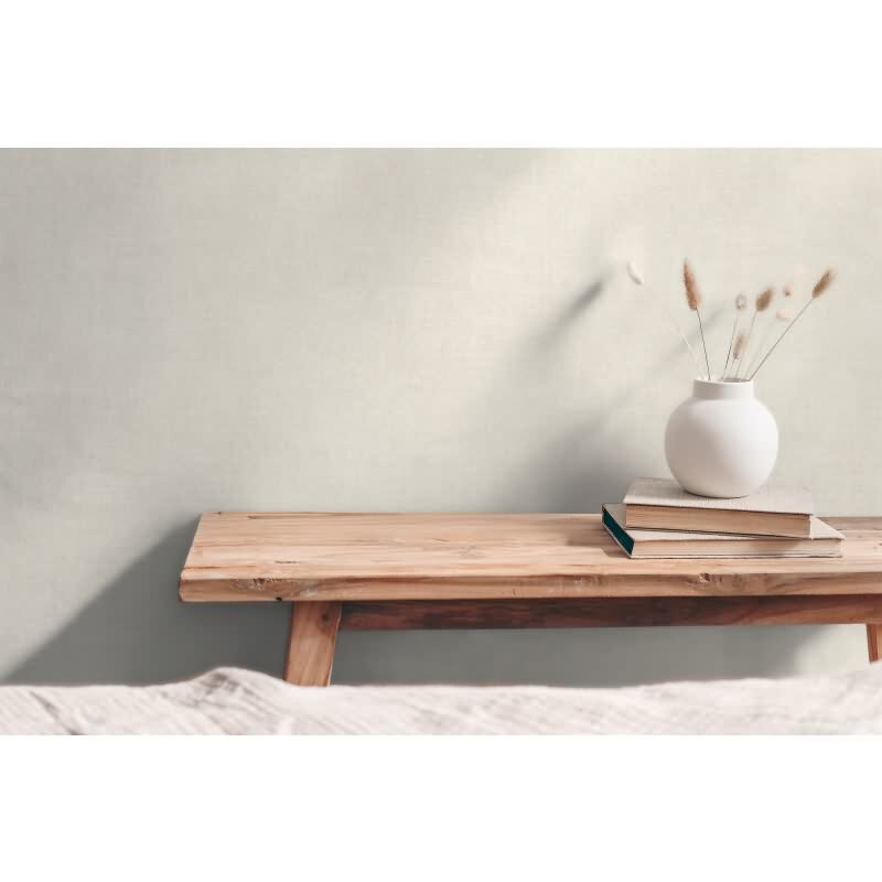 Unitapete Hellbeige - Einfarbige Vliestapete mit Struktur - Modern & neutral (790912)