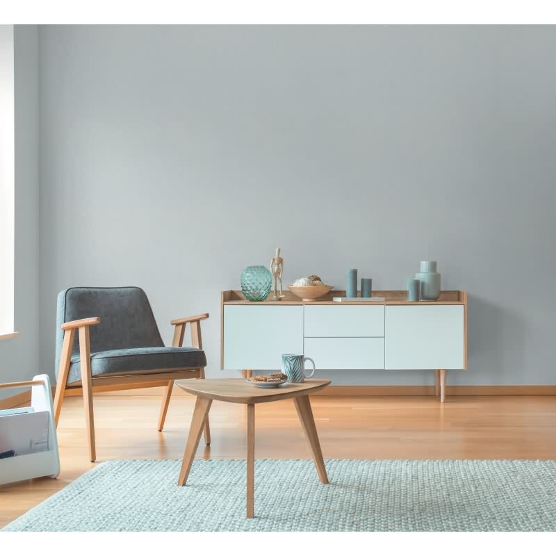 Strukturtapete Fischgrät Hellblau Weiß - Vliestapete modern mit Struktur - Frisch & elegant (790923)