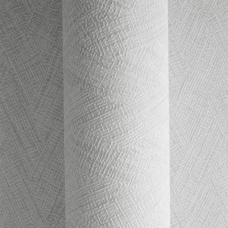 Strukturtapete Fischgrät Grau Weiß - Vliestapete mit Struktur - Modern & zeitlos (790924)
