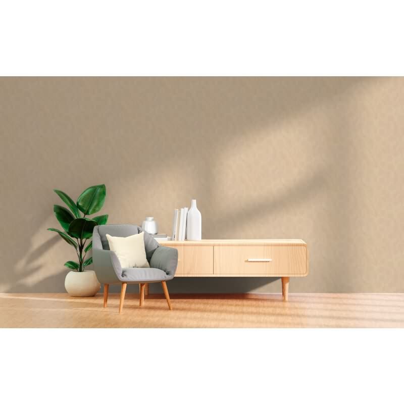 Kreis-Muster-Tapete Creme Beige - Struktur Vliestapete mit dezentem Glanz (790934)