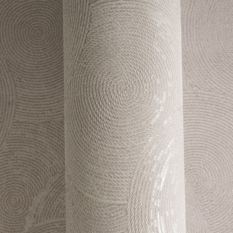 Kreis-Muster-Tapete Rosa Silber - Struktur Vliestapete dezent glänzend modern (790935)