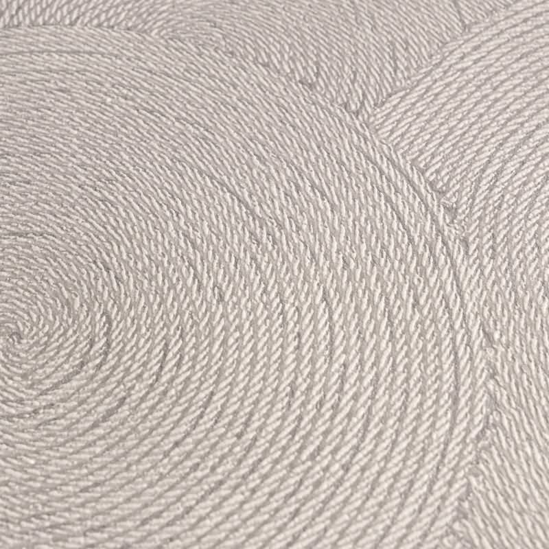 Kreis-Muster-Tapete Rosa Silber - Struktur Vliestapete dezent glänzend modern (790935)