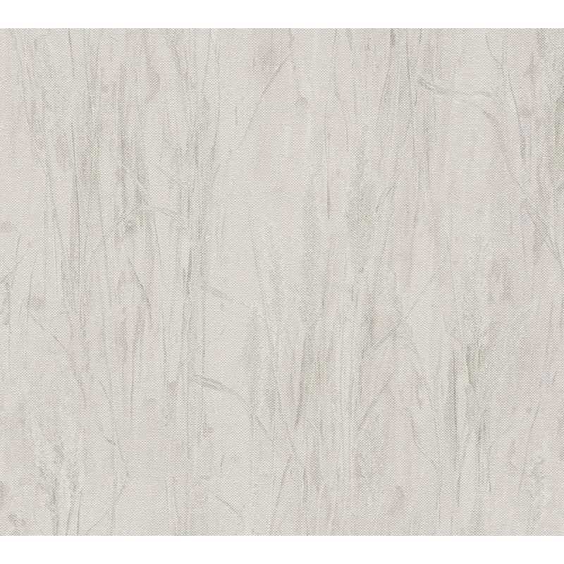 Gräser-Tapete Beige Grau - Vliestapete mit Naturmuster in Leinenoptik (790942)