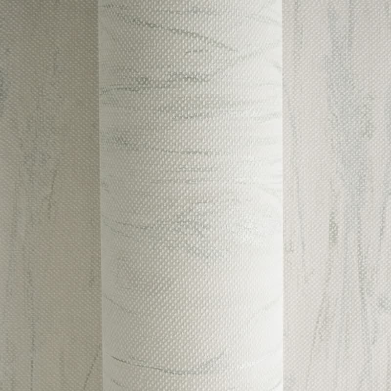 Gräser-Tapete Creme Blau Grün - Vliestapete Naturmotiv in Leinenstruktur (790945)