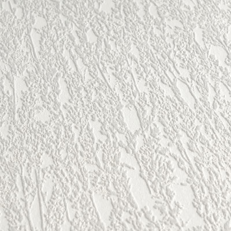 Strukturtapete in Putzoptik Creme Weiß - Vliestapete einfarbig dezent modern (790951)