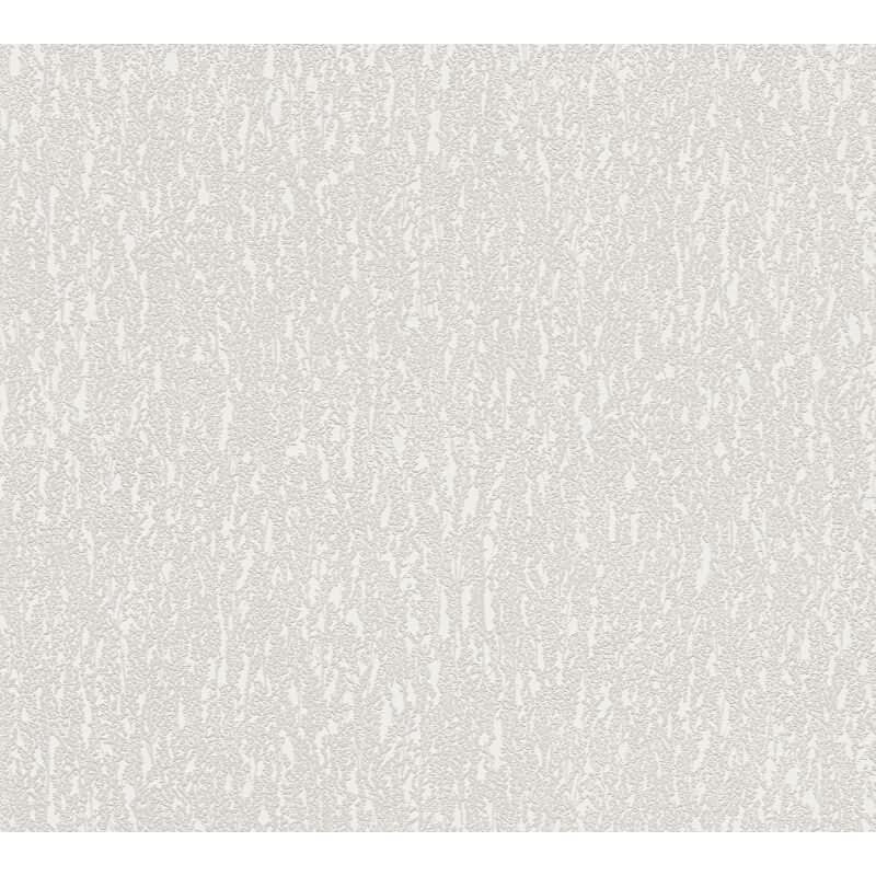 Strukturtapete in Putzoptik Creme Weiß - Vliestapete einfarbig dezent modern (790951)