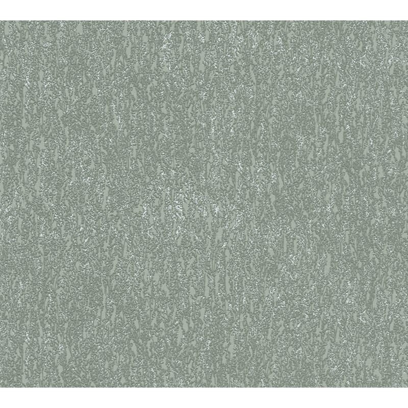 Strukturtapete in Putzoptik Grün Grau - Vliestapete modern mit Glanzstruktur (790952)