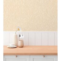 Strukturtapete in Putzoptik Beige Sand - Vliestapete mit...