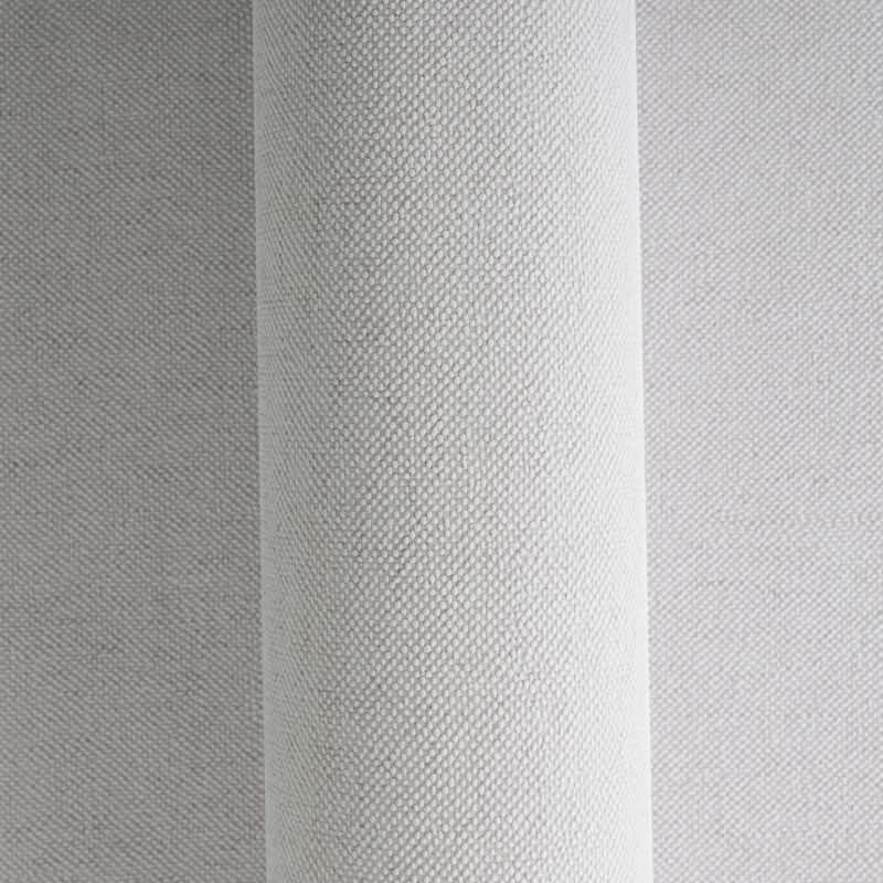 Unitapete in Leinenoptik Hellgrau - Vliestapete einfarbig modern strukturiert (790971)