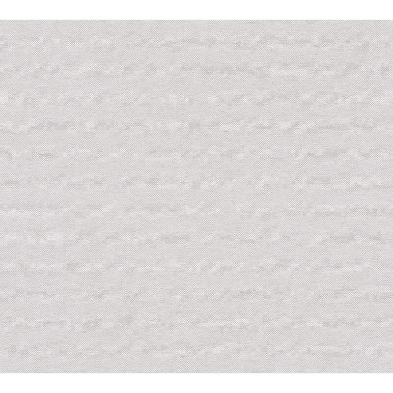 Unitapete in Leinenoptik Hellgrau - Vliestapete einfarbig modern strukturiert (790971)