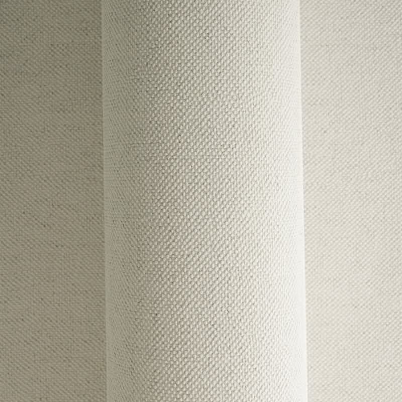 Unitapete in Leinenoptik Creme - Vliestapete einfarbig strukturiert hell (790973)