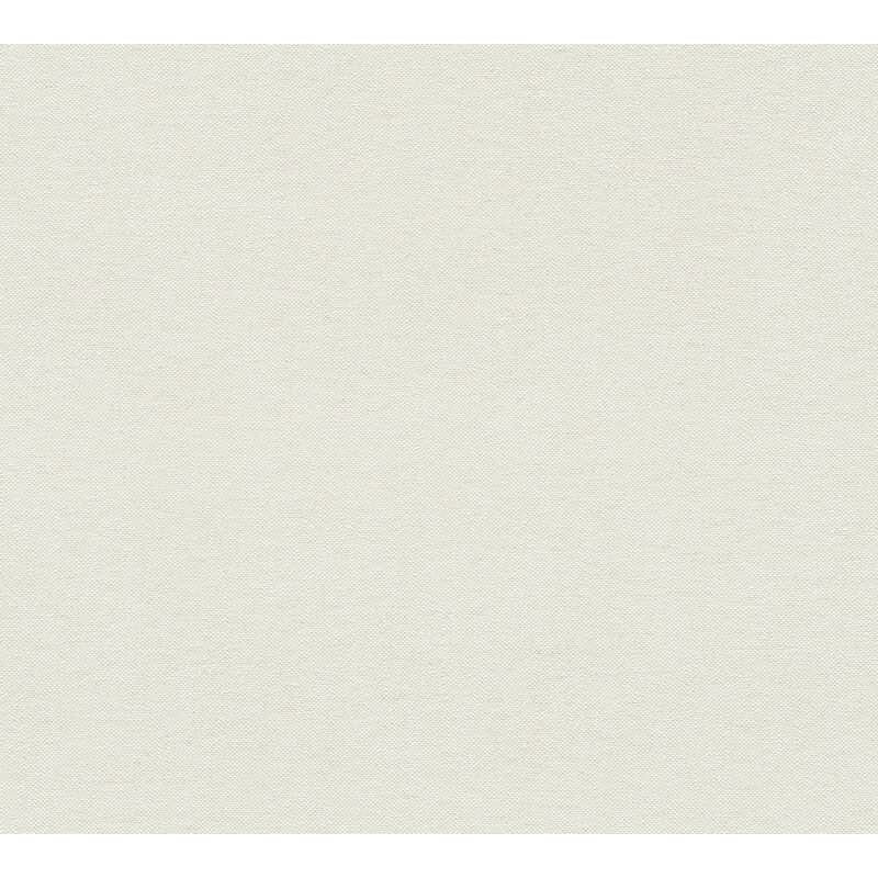 Unitapete in Leinenoptik Creme - Vliestapete einfarbig strukturiert hell (790973)