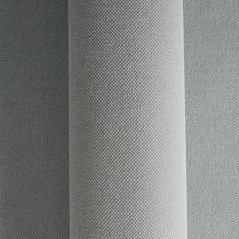 Unitapete in Leinenoptik Graublau - Vliestapete einfarbig strukturiert modern (790975)