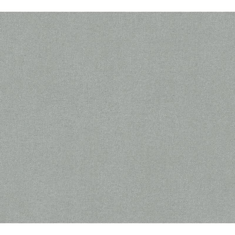 Unitapete in Leinenoptik Graublau - Vliestapete einfarbig strukturiert modern (790975)