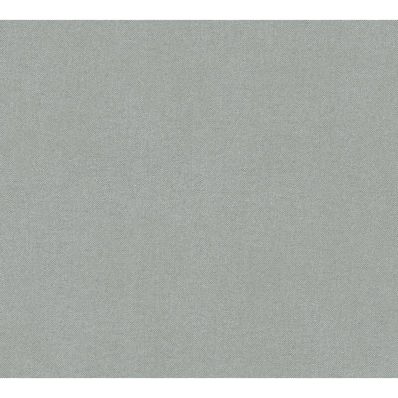 Unitapete in Leinenoptik Graublau - Vliestapete einfarbig strukturiert modern (790975)