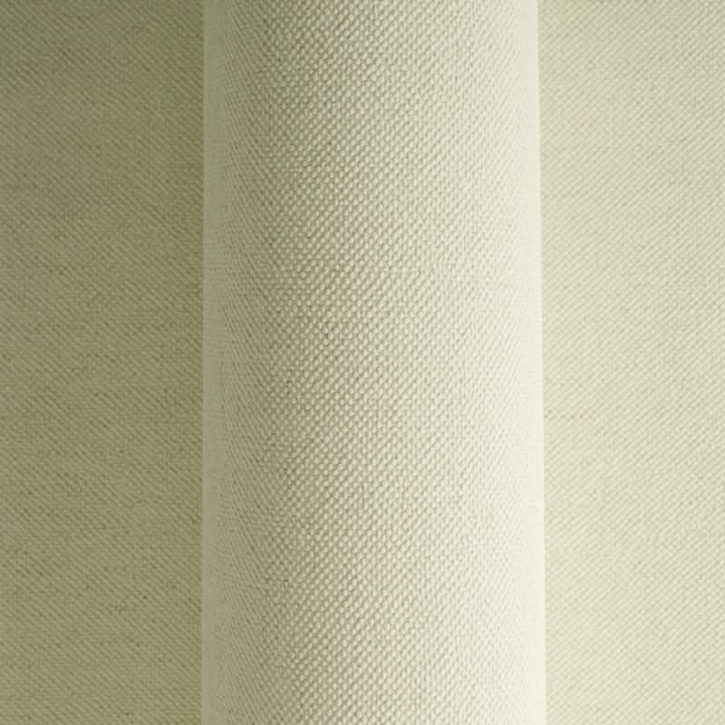 Unitapete in Leinenoptik Hellbeige - Vliestapete einfarbig strukturiert modern (790976)