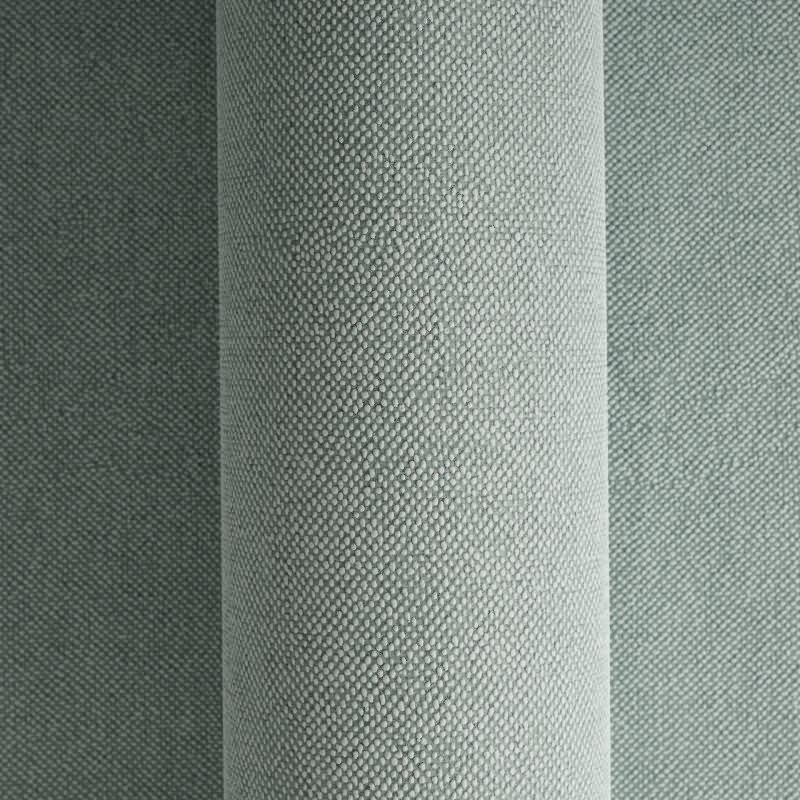 Unitapete in Leinenoptik Petrolgrün - Vliestapete strukturiert modern kräftig (790977)