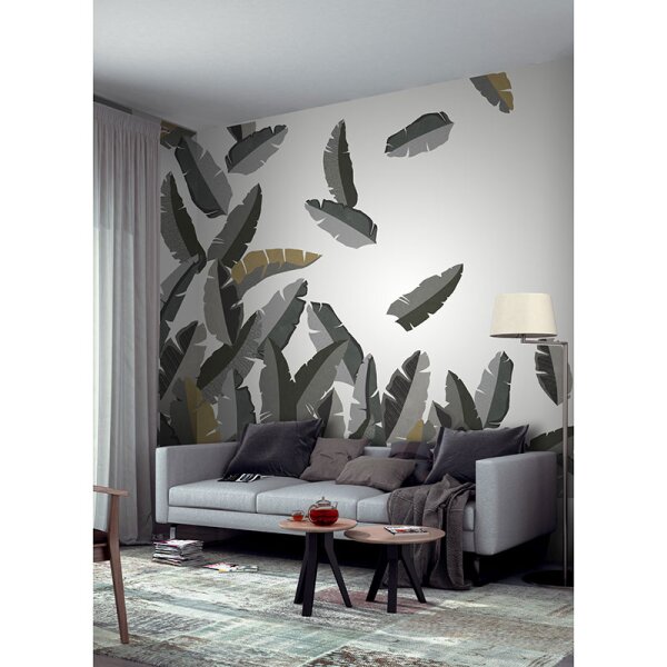 Digitaldruck-Tapete Grau, Silber, Weiß Rasch (688122)